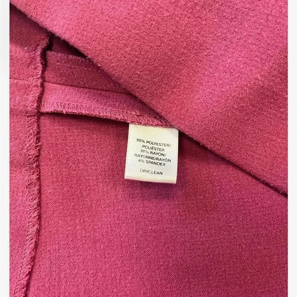 Loft Mini Scalloped Sleeveless  Pink Dress Size 0 - Picture 10 of 11